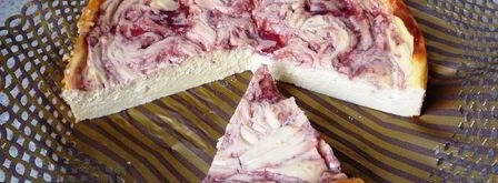 мраморный чизкейк без основы. Шаг 4