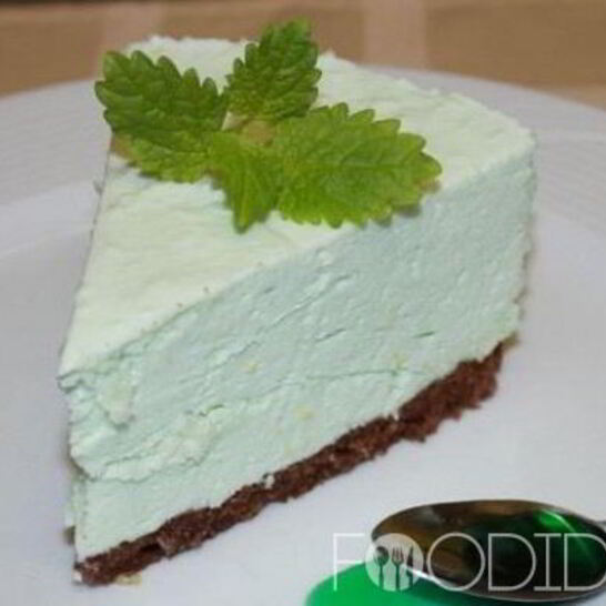 Рецепт мятный чизкейк