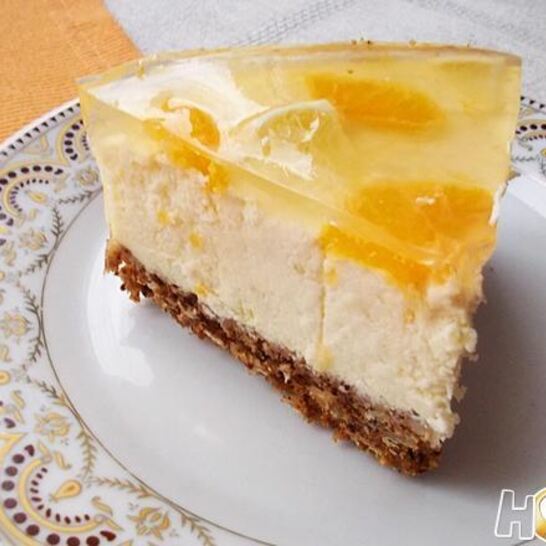 Рецепт псевдочизкейк с лаймом и мандаринами