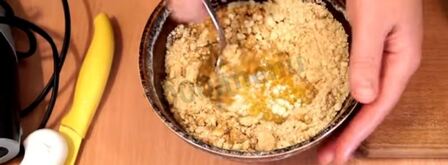 творожный чизкейк без выпечки с маршмеллоу и нутеллой. Шаг 3