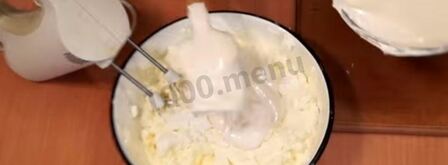 творожный чизкейк без выпечки с маршмеллоу и нутеллой. Шаг 6