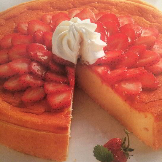 Рецепт творожный чизкейк с клубникой и лимоном