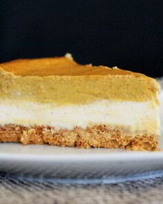 Тыквенный чизкейк с крекером