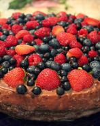 Ягодный чизкейк без выпечки