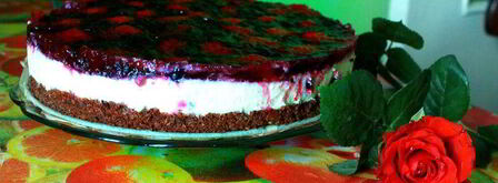 ягодный чизкейк без выпечки. Шаг 3