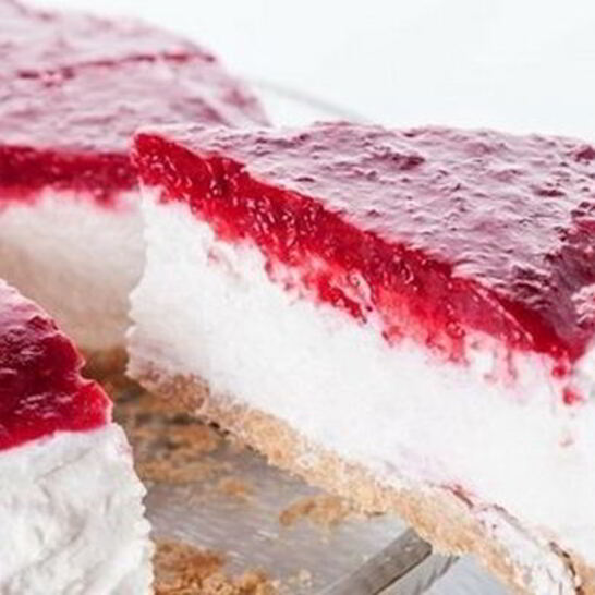 Рецепт ягодный чизкейк с протеином и сметаной