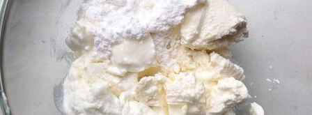 японский чизкейк с чаем матча. Шаг 5