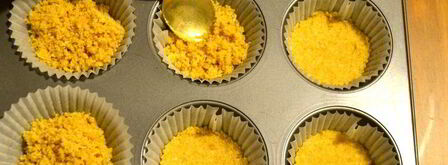 закусочные мини-чизкейки со слабосоленой семгой. Шаг 3