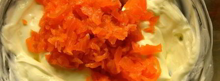 закусочные мини-чизкейки со слабосоленой семгой. Шаг 7