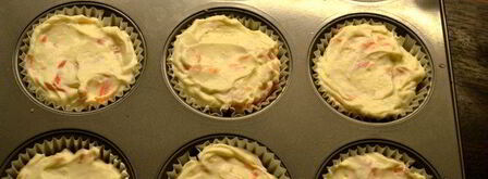 закусочные мини-чизкейки со слабосоленой семгой. Шаг 10