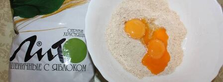 десерт хворост под снегом. Шаг 7