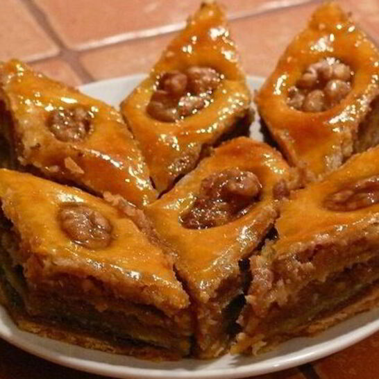 Рецепт домашняя пахлава в медовом сиропе