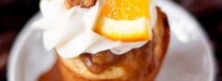 апельсиновые капкейки с грецкими орехами и сливочной глазурью. Шаг 5