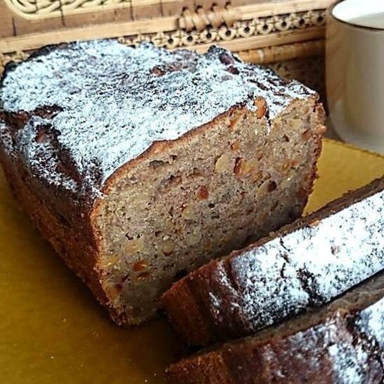 Рецепт банановый кекс с кедровыми орешками и цедрой лимона