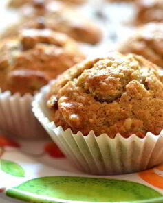 Банановые кексы с орехами