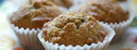 банановые кексы с орехами. Шаг 4