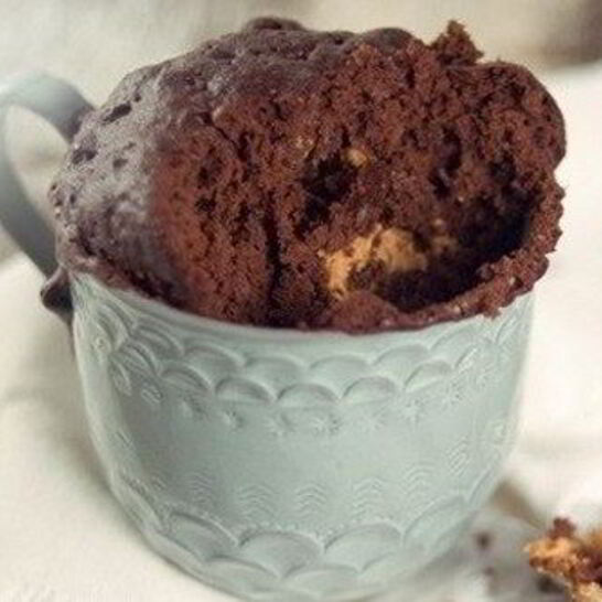 Рецепт кекс из пасты nutella в микроволновке