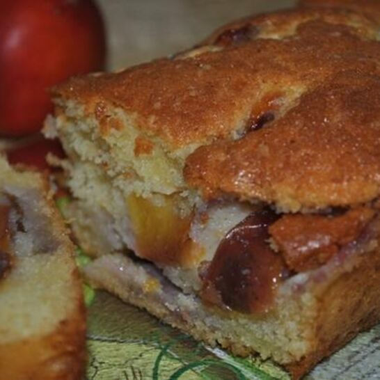 Рецепт кекс с карамелизированными нектаринами