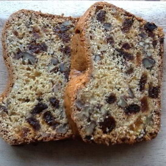 Рецепт кекса с орехами и курагого