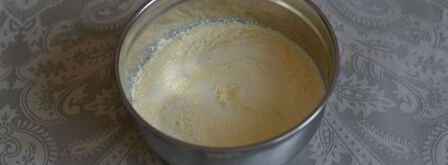 кекс с шоколадно-ореховой пастой. Шаг 4