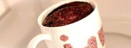 кекс в чашке в микроволновке. Шаг 5