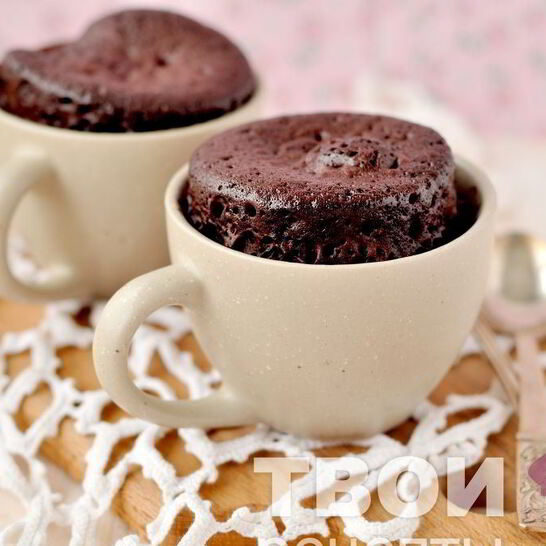 Рецепт кекс за 5 минут