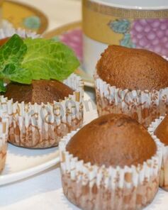 Кексы в формочках на сметане