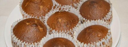 кексы в формочках на сметане. Шаг 8