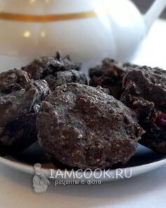 Льняные кексы с клюквой