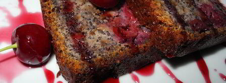 маковый кекс с вишней и розмарином. Шаг 3