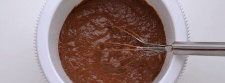 шоколадный кекс подснежник. Шаг 3