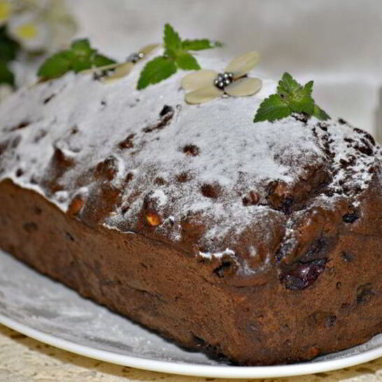 Рецепт шоколадный кекс с вишней