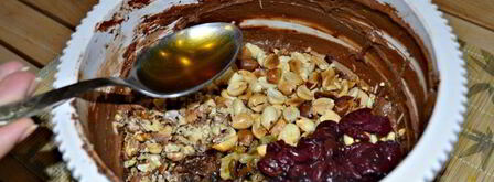 шоколадный кекс с вишней. Шаг 5