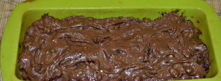 шоколадный кекс с вишней. Шаг 6