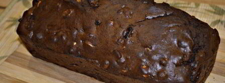 шоколадный кекс с вишней. Шаг 7