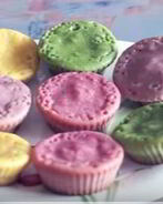 Цветные кексы