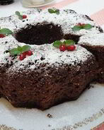 Творожно-шоколадный кекс