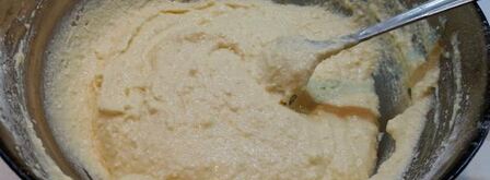 творожные кексики с кремом и джемом. Шаг 5