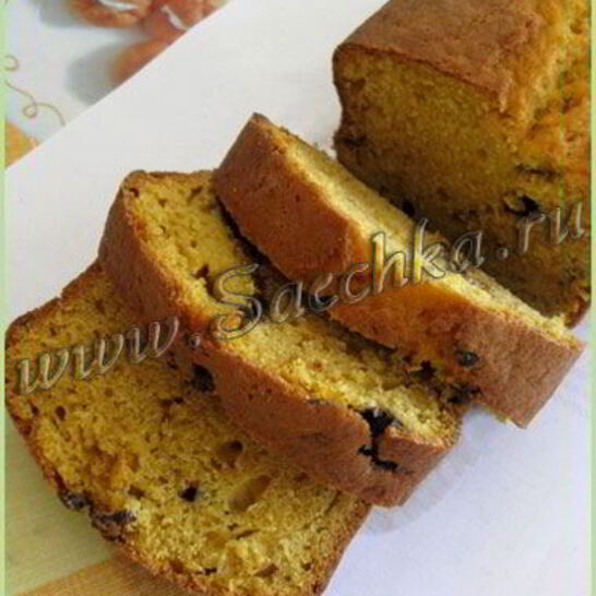 Рецепт тыквенный кекс