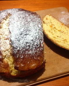 Апельсиновый сладкий хлеб с курагой