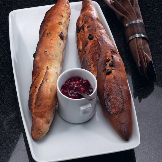 Рецепт багет с изюмом