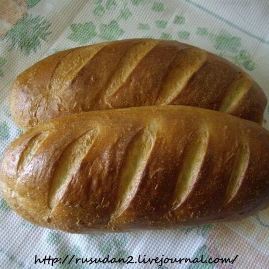 Рецепт батон нарезной по госту