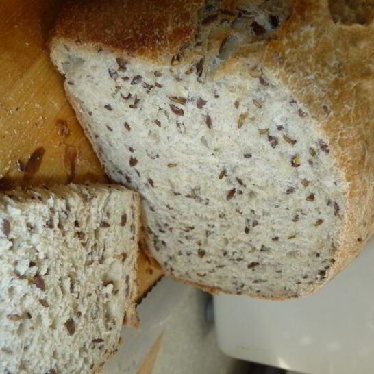 Рецепт диетический хлеб с льняным семенем