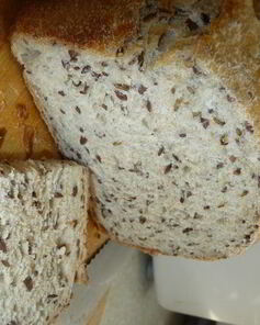 Диетический хлеб с льняным семенем