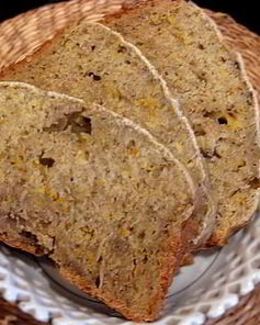 Домашний хлеб из патиссонов с чесноком и имбирем