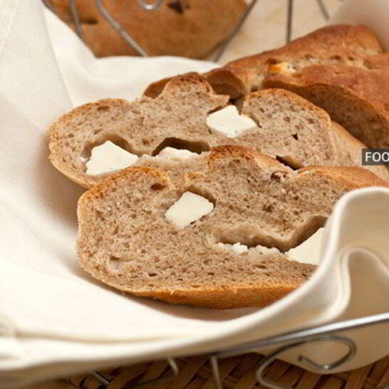 Рецепт гречневый хлеб с орехами и брынзой