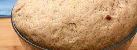 гречневый хлеб с орехами и брынзой. Шаг 4