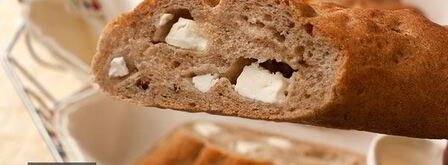 гречневый хлеб с орехами и брынзой. Шаг 8