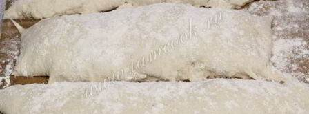 хлеб чиабатта в духовке. Шаг 7