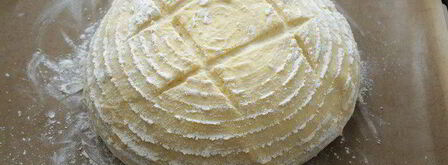 хлеб с тыквой, чесноком и перцем. Шаг 8